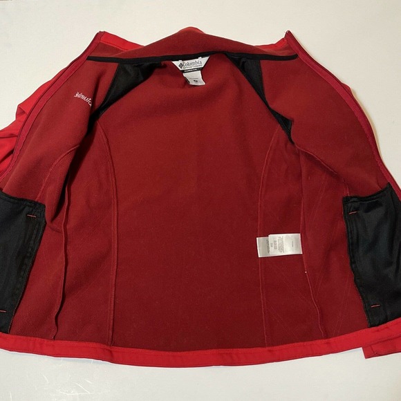 Columbia Misses S Polyester Jacket Red - Picture 4 of 5
